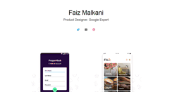 Desktop Screenshot of faizmalkani.com